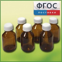 Набор склянок для растворов реактивов 30 миллилитров (6 штук) - fgospostavki.ru - Калуга
