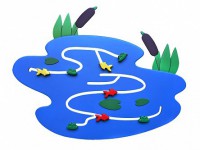 Сенсомоторное декоративно-развивающее панно "Река" - fgospostavki.ru - Калуга