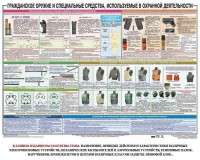 Плакат "Гражданское оружие и спецсредства, используемые в охранной деятельности" - fgospostavki.ru - Калуга