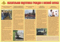 Плакат "Обязательная подготовка граждан к военной службе" - fgospostavki.ru - Калуга