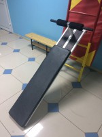 Доска для пресса навесная на шведскую стенку с двумя валиками (длина 1,5 метра) - fgospostavki.ru - Калуга