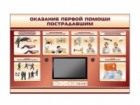 Многофункциональный интерактивный стенд-тренажер "Оказание первой помощи пострадавшим" для учащихся общеобразовательных учреждений - fgospostavki.ru - Калуга