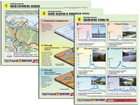 Комплект таблиц по географии "Природа России" раздаточные (цветные, ламинированные, А4, 10 штук) - fgospostavki.ru - Калуга