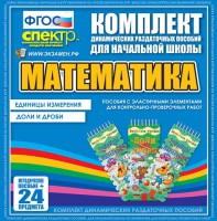 Динамические раздаточные пособия. Математика (Эластичные элементы). Единицы измерения, доли и дроби. - fgospostavki.ru - Калуга