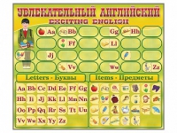Комплект оборудования "Английский алфавит" с комплектом тематических магнитов - fgospostavki.ru - Калуга
