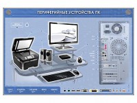 Электрифицированный информационный стенд-тренажер "Периферийные устройства персонального компьютера" с функцией контроля и обучения - fgospostavki.ru - Калуга