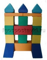 Мягкий модуль-конструктор "Башня" (17 элементов) - fgospostavki.ru - Калуга