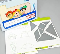 Игровой набор "Танграм" (с комплектом карточек) - fgospostavki.ru - Калуга