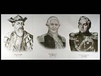 Портреты путешественников (25 штук, формат А3) - fgospostavki.ru - Калуга
