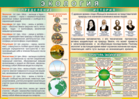 Таблица "Экология. Определения и история" (100х140 сантиметров, винил) - fgospostavki.ru - Калуга