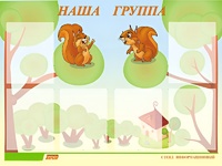 Стенд информационный для ДОУ "Наша группа" (80х110см, 6 карм., алюм. проф.) - fgospostavki.ru - Калуга