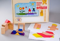 Игровой набор Фребеля "Конструктор деревянный без соединений-2" (Серия "Эксперимент") - fgospostavki.ru - Калуга