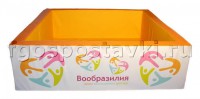 Бассейн "Вообразилия" квадратный с шелкографией - fgospostavki.ru - Калуга