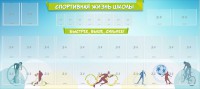Стенд "Спортивная жизнь школы" - fgospostavki.ru - Калуга