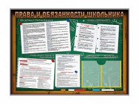 Стенд-уголок "Права и обязанности школьника" - fgospostavki.ru - Калуга