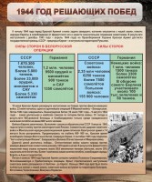 Стенд "1944 год решающих побед" - fgospostavki.ru - Калуга