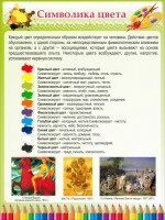 Стенд "Символика цвета" - fgospostavki.ru - Калуга