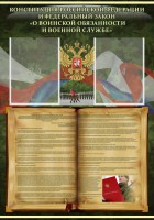 Стенд "Конституция РФ и Федеральный закон "О воинской обязанности и военной службе" - fgospostavki.ru - Калуга