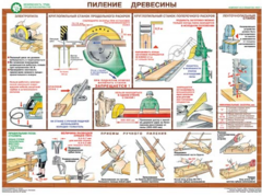 Комплект плакатов "Безопасность труда при деревообработке" - fgospostavki.ru - Калуга