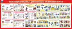 Стенд "Уголок гражданской обороны и действия населения в чрезвычайных ситуациях" - fgospostavki.ru - Калуга