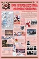 Плакат "Великая Отечественная война: Крах гитлеровского плана «молниеносной войны» " - fgospostavki.ru - Калуга