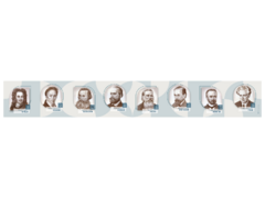 Стенд-лента "Выдающиеся ученые-историки" - fgospostavki.ru - Калуга