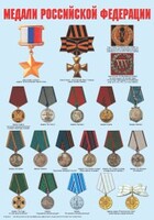 Комплект плакатов "Ордена и медали Российской Федерации" - fgospostavki.ru - Калуга