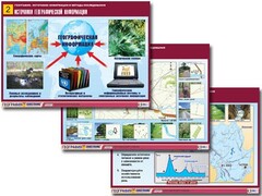 Комплект таблиц "География: источники информации и методы исследования" (10 таблиц, А1, ламинированные) - fgospostavki.ru - Калуга