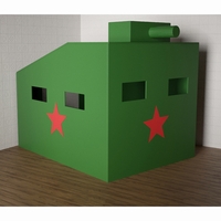 Игровой домик «Танк» - fgospostavki.ru - Калуга