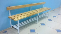 Скамья для раздевалок со спинкой (2,5 метра) - fgospostavki.ru - Калуга
