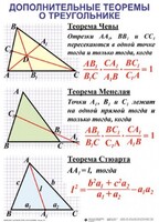 Комплект таблиц Треугольники (19 таблиц) - fgospostavki.ru - Калуга
