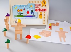 Игровой набор Фребеля "Конструктор деревянный без соединений-3" (Серия "Эксперимент") - fgospostavki.ru - Калуга