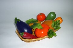Муляжи "Корзина с овощами" - fgospostavki.ru - Калуга