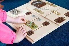 Тактильно-развивающая панель “Замочки” - fgospostavki.ru - Калуга