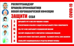 Плакат "Правила профилактики коронавируса" - fgospostavki.ru - Калуга
