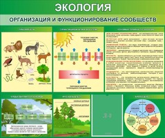 Стенд "Экология. Организация и функционирование сообществ" - fgospostavki.ru - Калуга