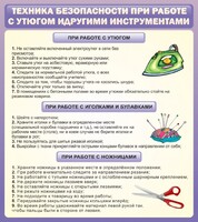 Стенд "Техника безопасности при работе с утюгом" - fgospostavki.ru - Калуга
