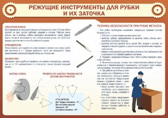 Стенд "Режущие инструменты для рубки и их заточки" - fgospostavki.ru - Калуга