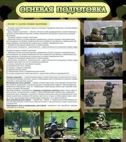 Стенд "Огневая подготовка" Вариант 2 - fgospostavki.ru - Калуга