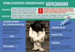 Стенд "Наркомания" - fgospostavki.ru - Калуга