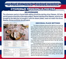 Стенд "Столовые приборы и посуда" - fgospostavki.ru - Калуга