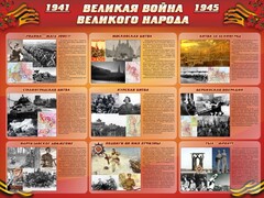 Стенд "Великая война Великого народа" Вариант 1 (9 блоков) - fgospostavki.ru - Калуга