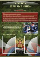 Стенд "Уголок призывника" - fgospostavki.ru - Калуга