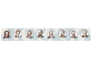 Стенд-лента "Выдающиеся ученые-историки" - fgospostavki.ru - Калуга