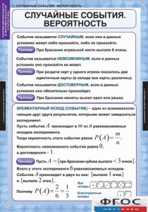 Комплект таблиц. Теория вероятностей и математическая статистика. - fgospostavki.ru - Калуга