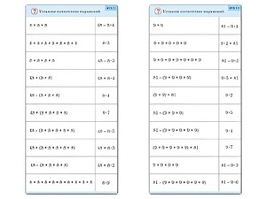 Комплект карточек (10) "Обучающий калейдоскоп. Умножение на 7, 8 и 9" - fgospostavki.ru - Калуга