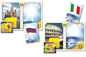 Настольно-печатная игра "Флаги стран мира 1. Европа" - fgospostavki.ru - Калуга