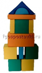 Мягкий модуль-конструктор "Городок" (12 элементов) - fgospostavki.ru - Калуга