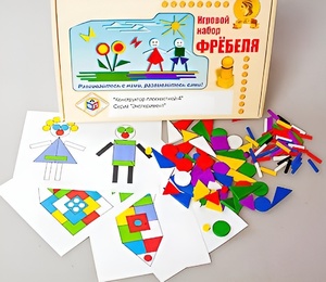 Игровой набор Фребеля "Конструктор плоскостной-4" (Серия "Эксперимент") - fgospostavki.ru - Калуга