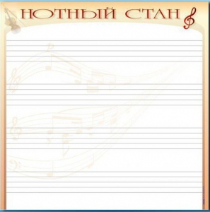 Доска магнитно-маркерная "Нотный стан" - fgospostavki.ru - Калуга